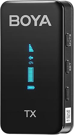 BOYA BY-XM6-S2 Mini Ultracompact 2-Person Wireless Microphone System for Cameras and Smartphones (2.4 GHz) BOYA BY-XM6-S2 Mini Ultracompact 2-Person Wireless Microphone System for Cameras and Smartphones (2.4 GHz)